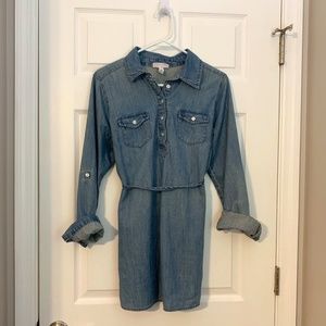 Liz Lange Maternity denim top, size medium